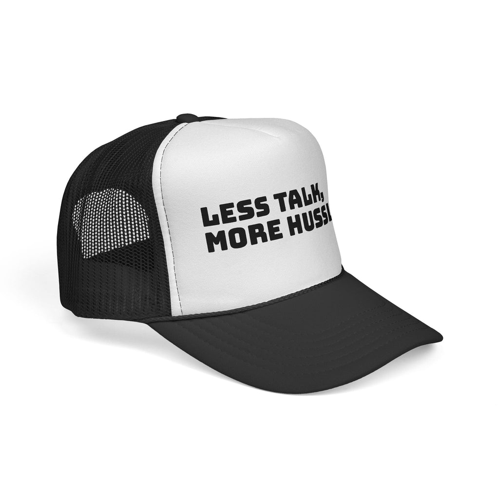 Less Talk More Hussle trucker cap | motivational slogan hat