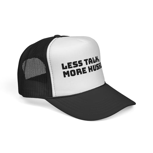Less Talk More Hussle trucker cap | motivational slogan hat