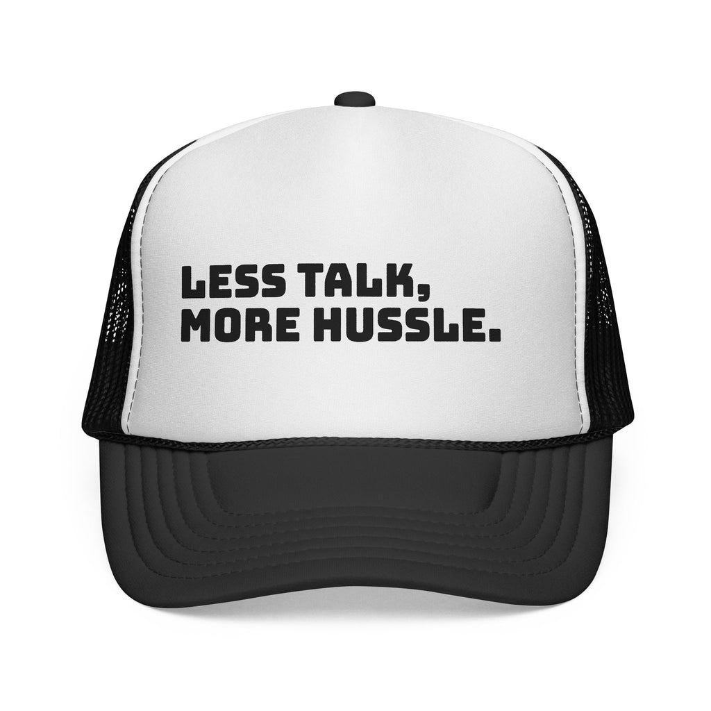 Less Talk More Hussle trucker cap | motivational slogan hat